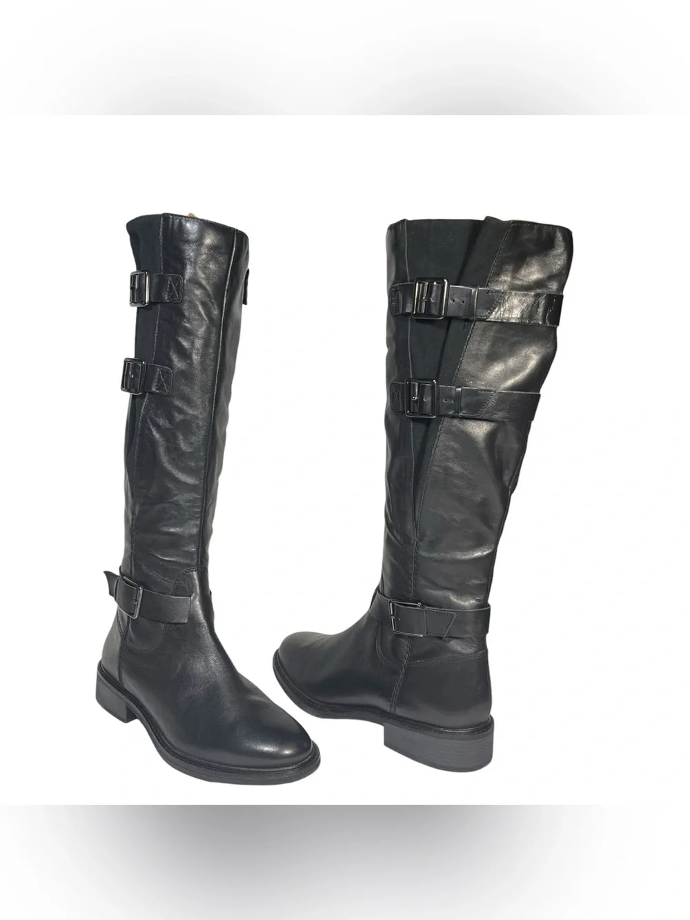 Clarks Cologne Up Leather Knee-High Boots